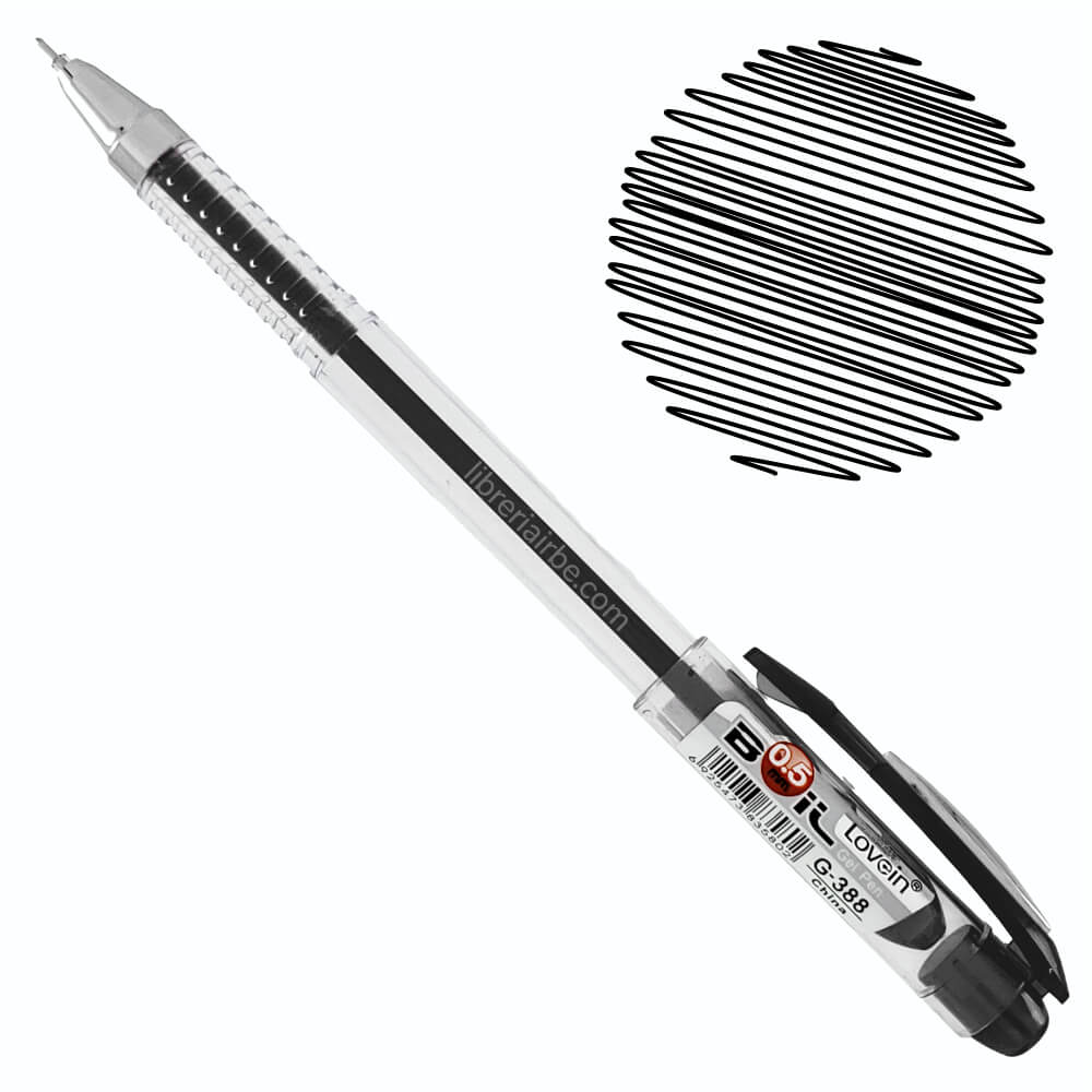 Bolígrafo, Micropunta de Tinta Gel, Punta Fina de 0.5 mm, BOIL – Lovein - Imagen 2