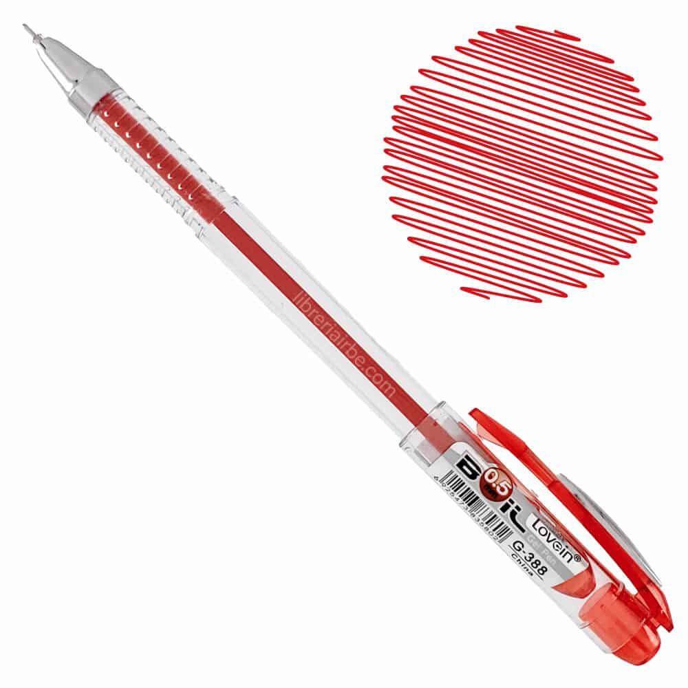 Bolígrafo, Micropunta de Tinta Gel, Punta Fina de 0.5 mm, BOIL – Lovein - Imagen 3