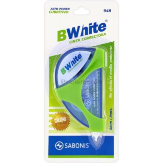 Corrector en Cinta de 5 mm x 8 m, SABONIS BWhite 948