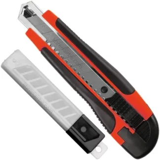 Cortador Grande de Trabajo Pesado + 5 Repuestos de Cuchilla de 18 mm