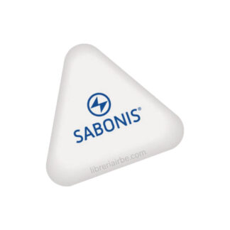 Borrador Triangular SABONIS TR 302, Blanco, Goma de Borrar