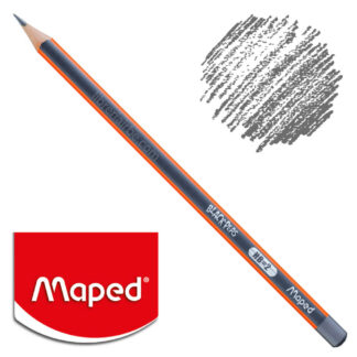 Lápiz Negro Triangular de Grafito HB Maped Black’Peps JUMBO