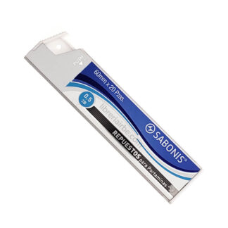 Minas de Grafito 2B SABONIS para Portaminas 0.5 mm