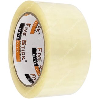 Cinta de Embalaje, Transparente, Grande, Five Stick, Rollo de 100 Yardas x 2″ (48 mm