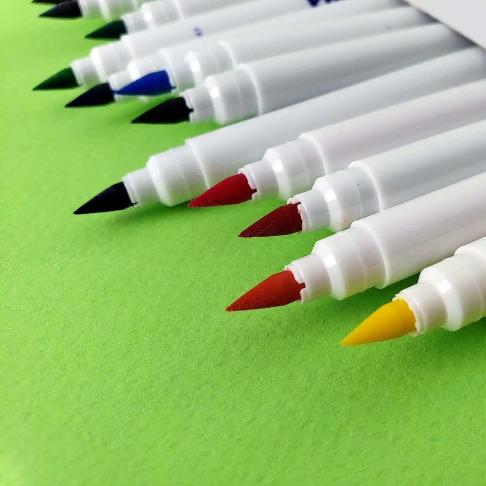 Set de 12 Marcadores Punta Pincel Acuarelables PRIMO - Imagen 3