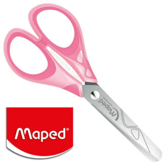 Tijera Escolar Punta Roma, de 13 cm, Pequeña, Maped Essentials Soft Pastel