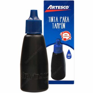 Tinta para Tampo y Sellos. Artesco, Frasco de 30 ml.