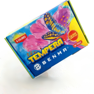 Caja de Tempera , Set de 6 Frascos BENMA