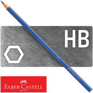 EcoLápiz de Grafito, HB, Faber-Castell 1210 Presto, Color Negro, Hexagonal