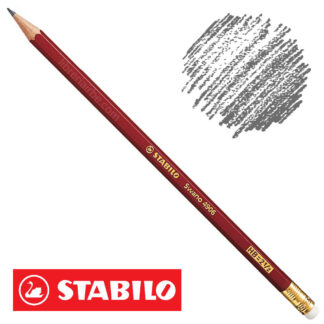 Lápiz Negro Hexagonal de Grafito HB STABILO Swano 4906