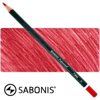 Lápiz de Color Rojo, Hexagonal, SABONIS Profesional – P 8002