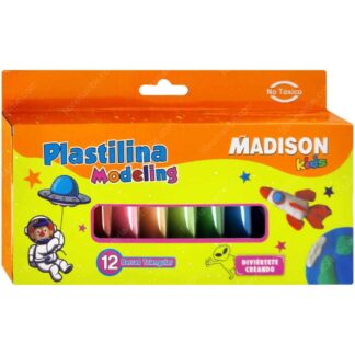 Caja de 12 Barras Triangulares de Plastilina Modeling MADISON Kids